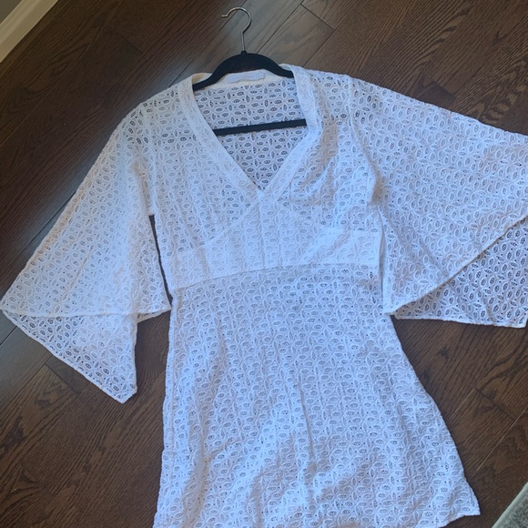 EUC Anne Fontaine Pamela Eyelet Dress - Picture 3 of 7